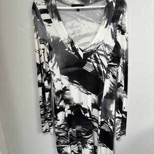 Karen Kane Knit Dress Black & White Size M